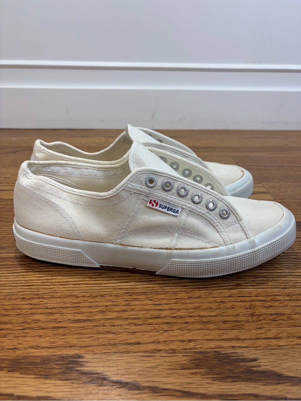 Superga Slip-On Canvas Sneakers (41)
